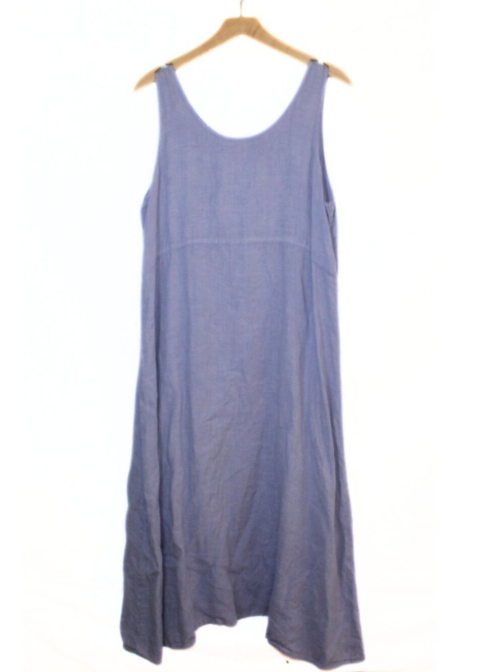Vintage Blue Fish women's dress size 1 lavender linen natural fiber sleeveless